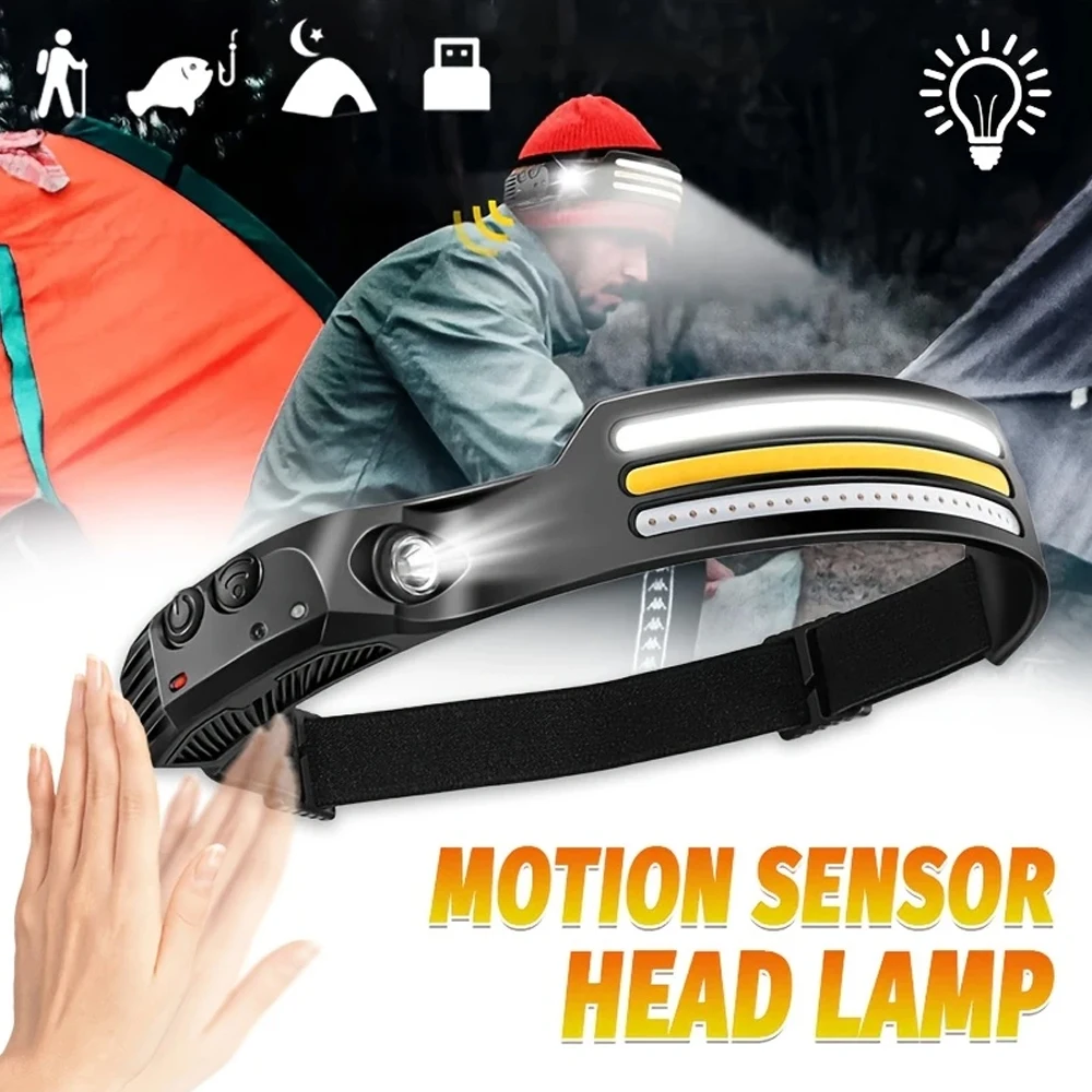 Outdoor Lighting Sensor - Lampu Depan Induksi LED COB Isi