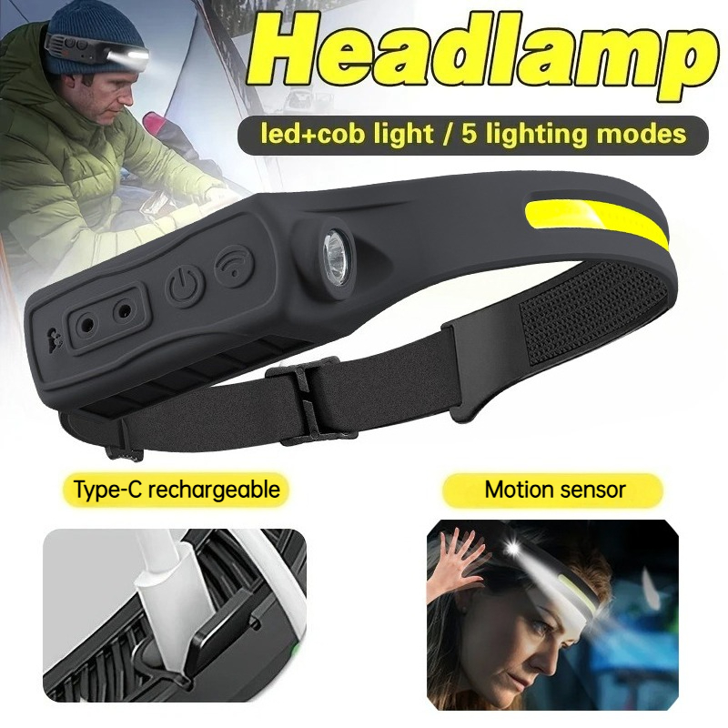 Outdoor Lighting Sensor - Lampu Kepala Sensor LED COB yang