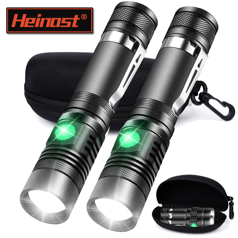 Outdoor Lighting Fixtures - Senter Tangan T6 Isi Ulang Menggunakan