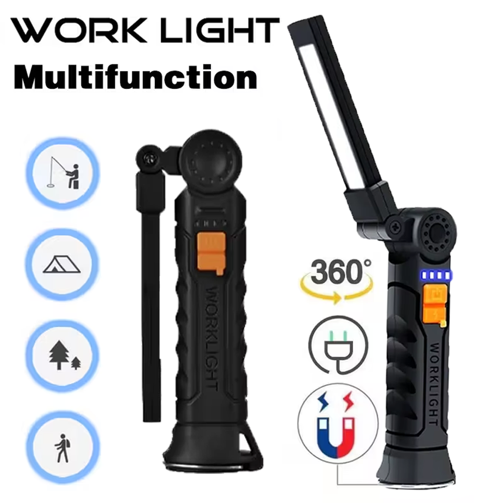 Outdoor Lighting Fixtures - Senter LED COB Portabel Senter Isi