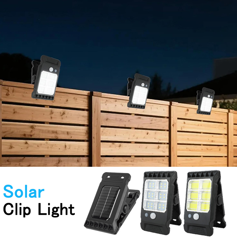 Umbrella Led Clip - Lampu Klip Tenaga Surya Lampu Luar