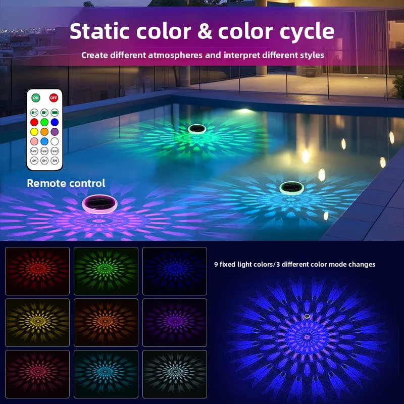 Outdoor Lighting Sensor - Lampu air mancur tenaga surya untuk