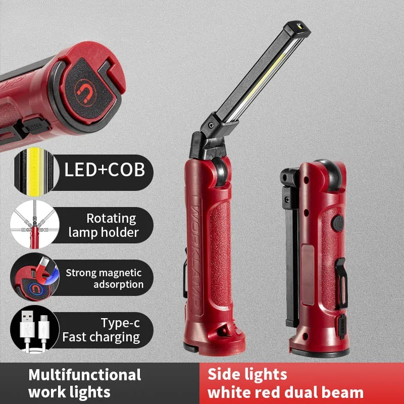 Outdoor Lighting Fixtures - Lampu Kerja LED COB Senter Lipat