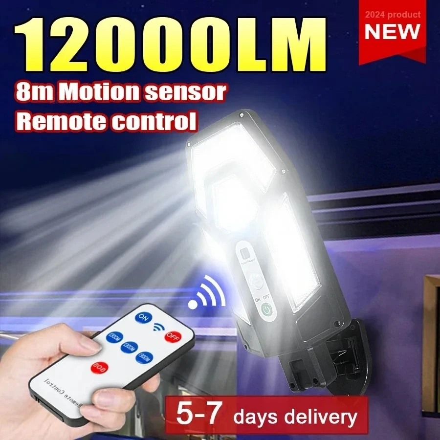 Solar Wall Sconce - Lampu Dinding Tenaga Surya 12000LM yang