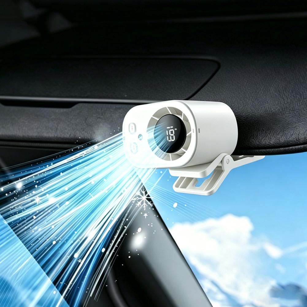 Umbrella Led Clip - Kipas Mobil Pendingin Tanpa Tangan USB