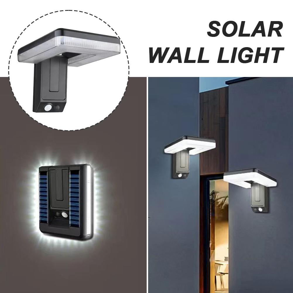 Solar Wall Sconce - LED Lipat 120 ° Lampu Tenaga