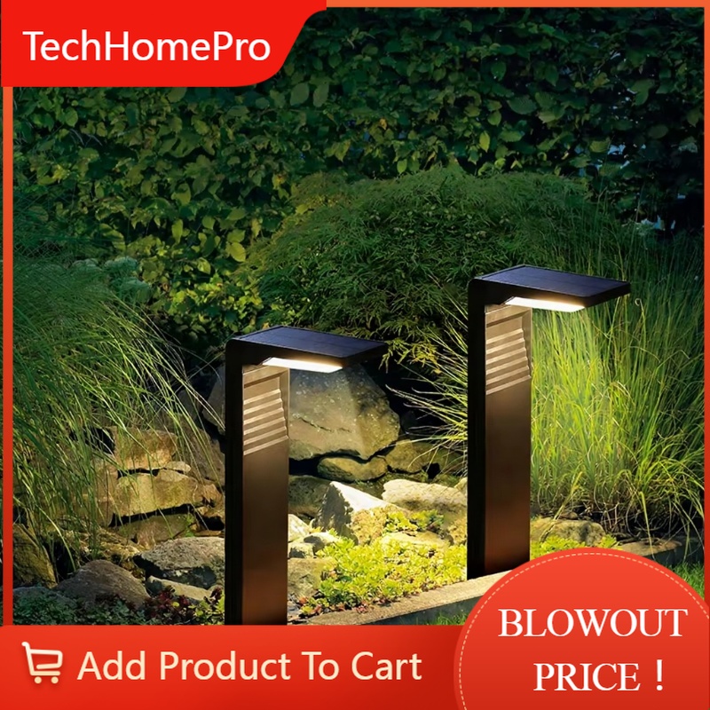 Outdoor Lighting No Wiring - Lampu Taman LED Tahan Air Bertenaga