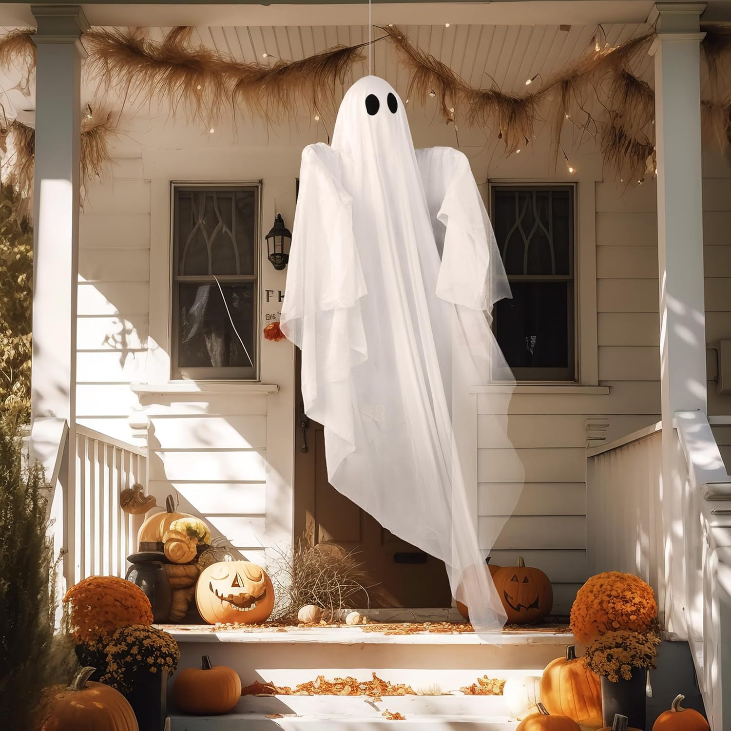Outdoor Lighting Bollards - Lampu Hantu Gantung Halloween dengan Lampu