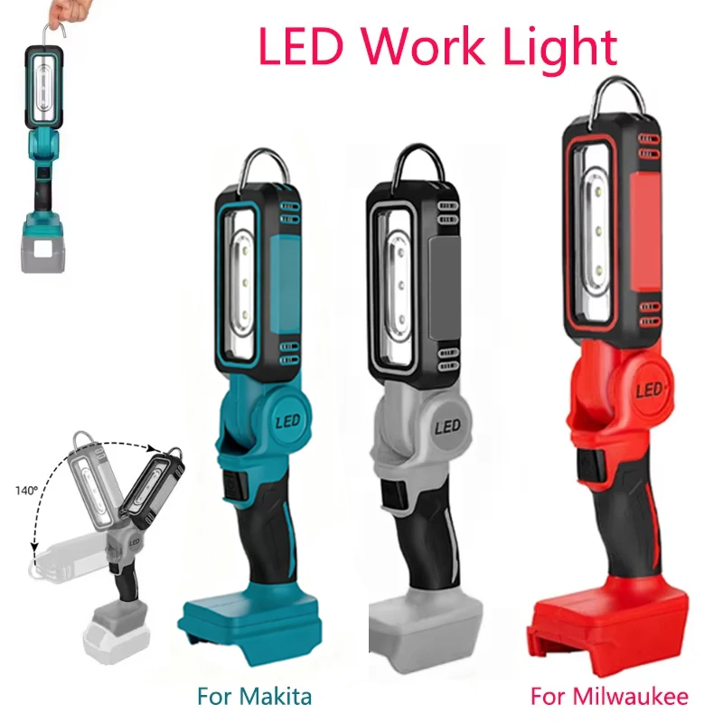 Outdoor Lighting Milwaukee - Lampu Kerja LED Tanpa Kabel 1200lm