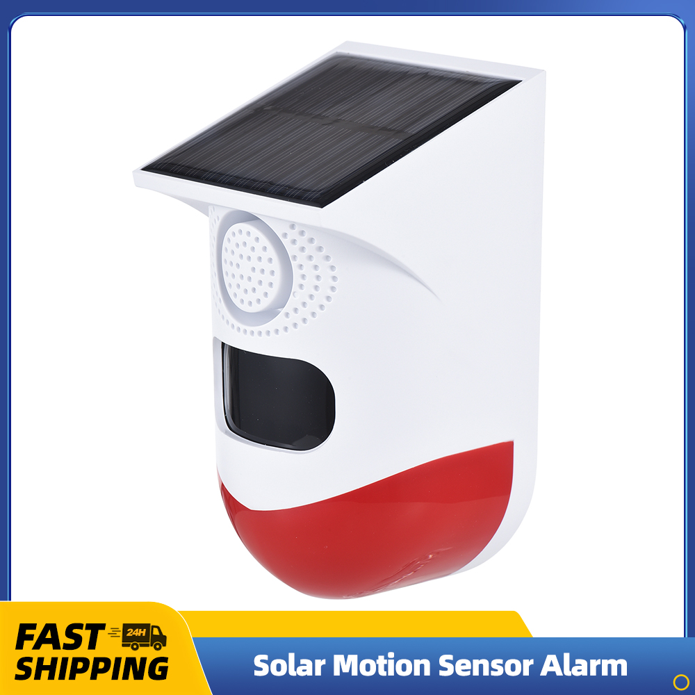 Solar Wall Sconce - Solar Alarm Sensor gerak luar ruangan