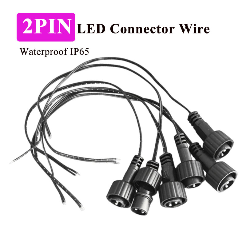 Outdoor Lighting Extension Cable - Konektor LED 2Pin Outdoor dengan Kabel