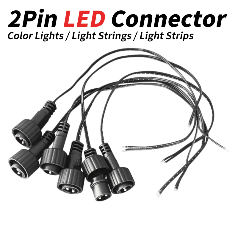 Outdoor Lighting Extension Cable - Konektor LED 2Pin dengan Kabel 25cm