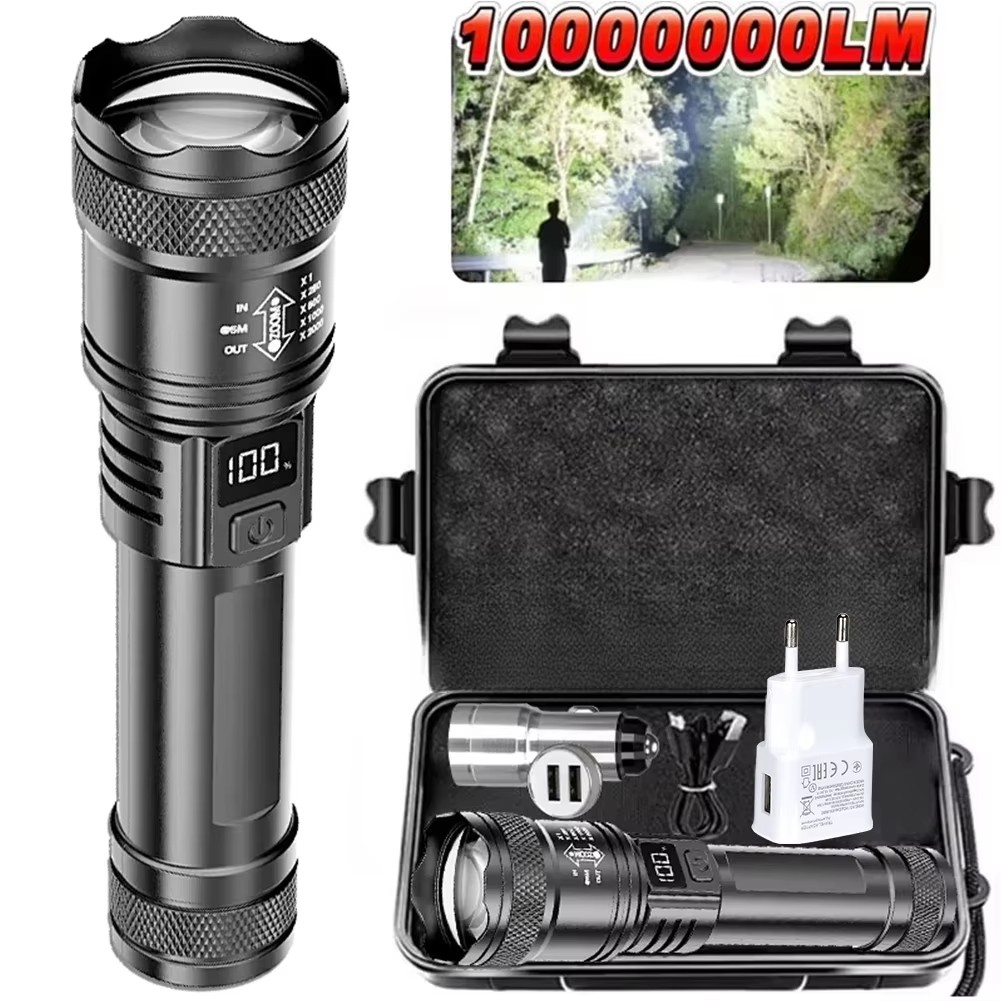 Outdoor Lighting Permanent - Senter LED Isi Ulang Senter yang