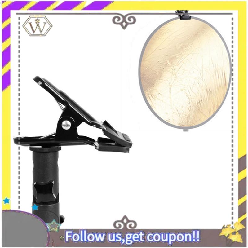 Umbrella Led Clip - Dudukan Klip Logam Reflektor Baru 1/4In
