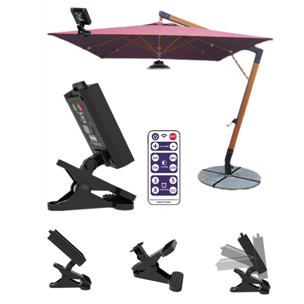 Lampu Payung Teras Tenaga Sury - Umbrella Led Clip ulasan dan harga