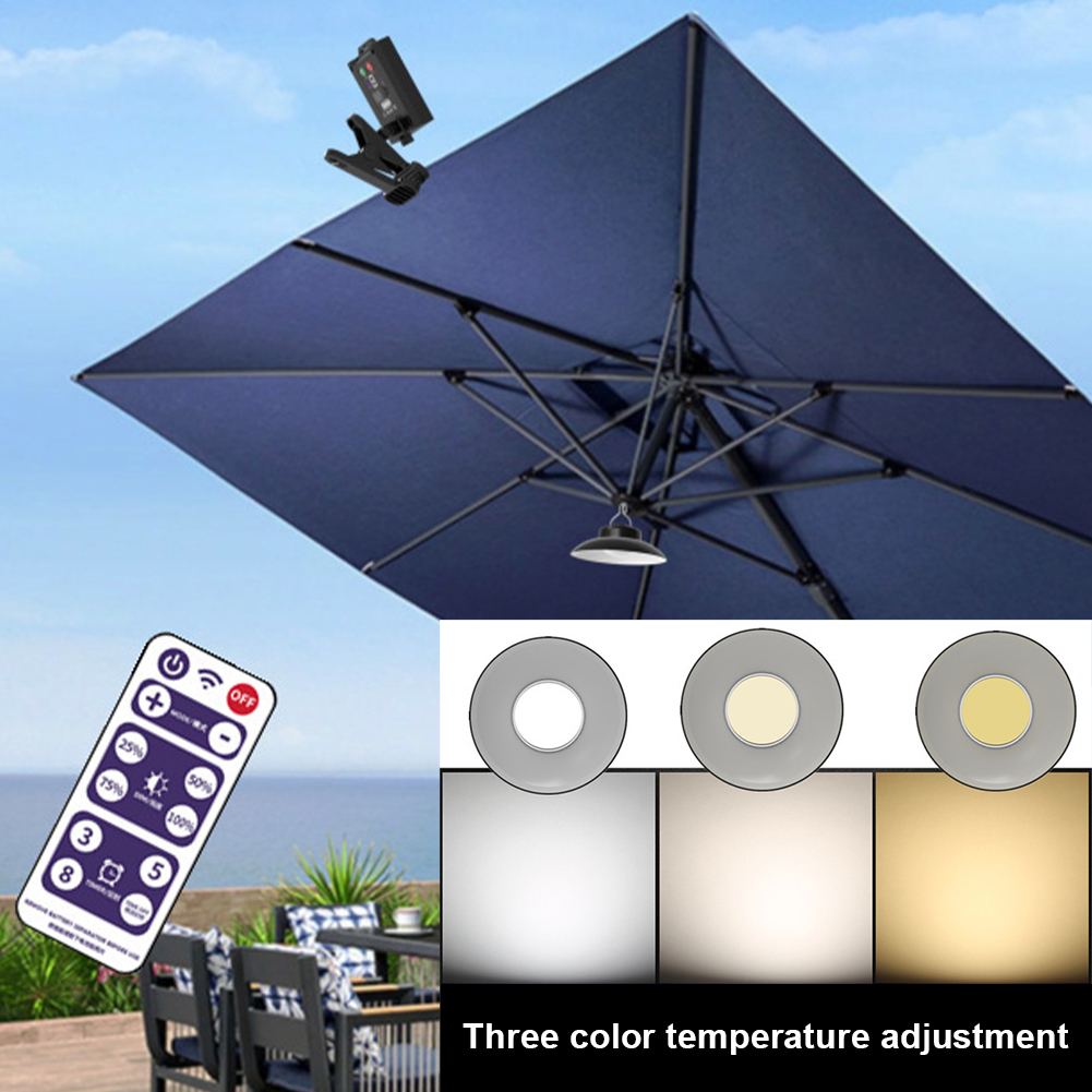 Lampu Payung Teras Tenaga Sury - Umbrella Led Clip ulasan dan harga