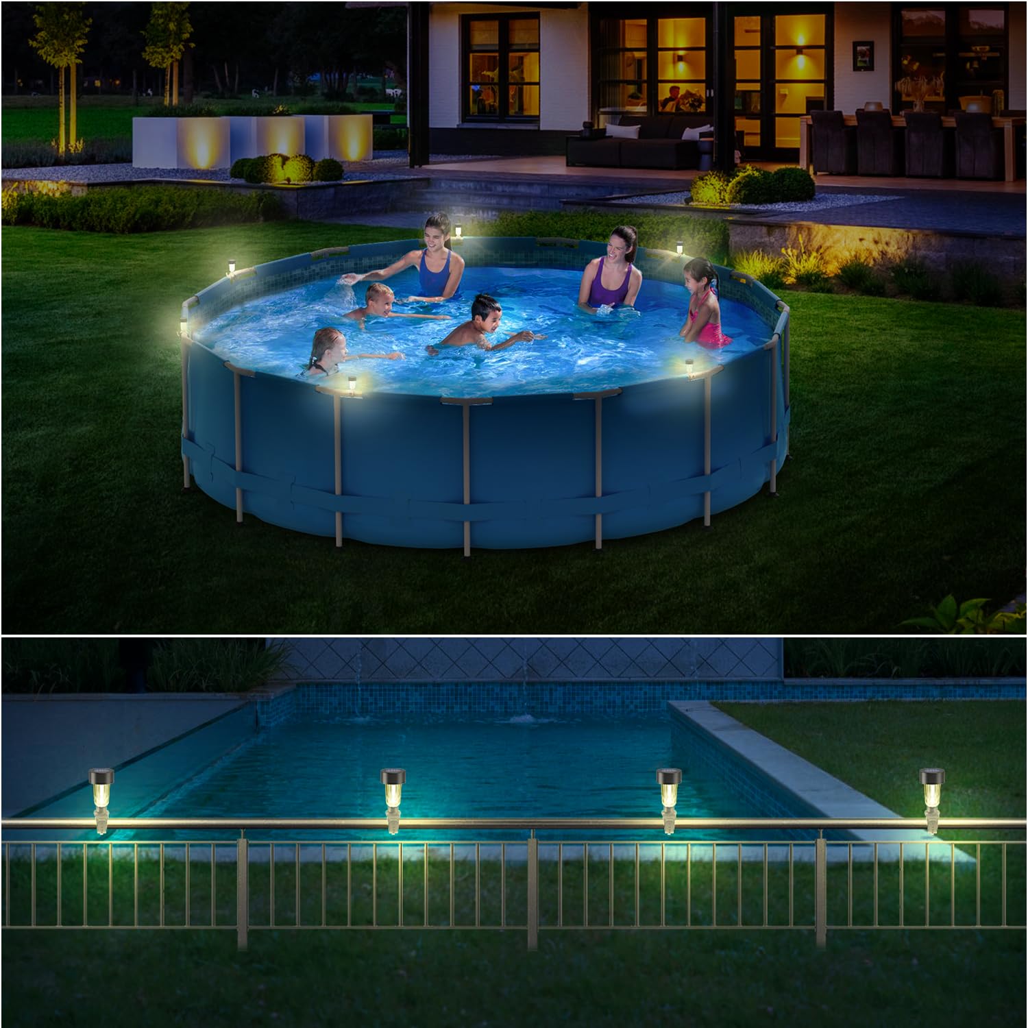 6 paket bingkai lampu kolam te - Outdoor Lighting On Fence ulasan dan harga