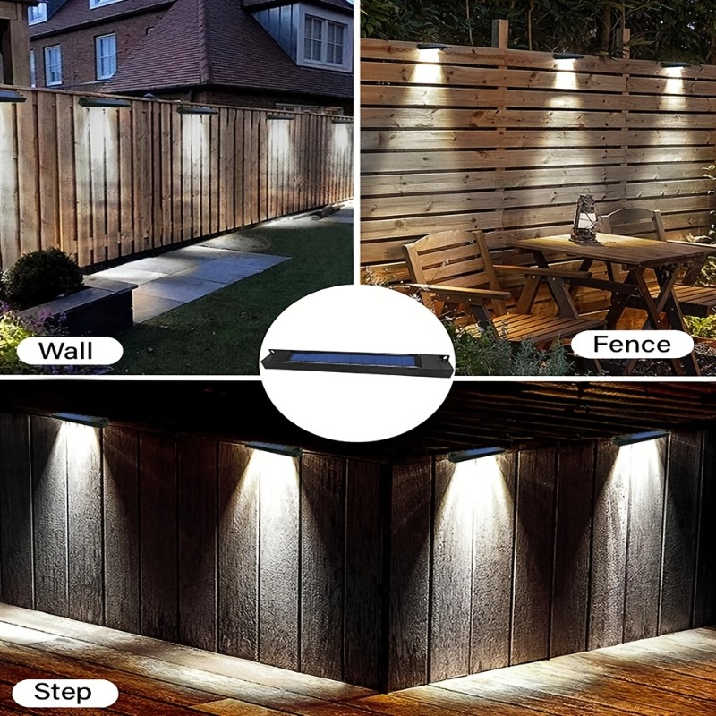 1/2/4 Buah Lampu Tanda Tenaga  - Outdoor Lighting On Fence ulasan dan harga