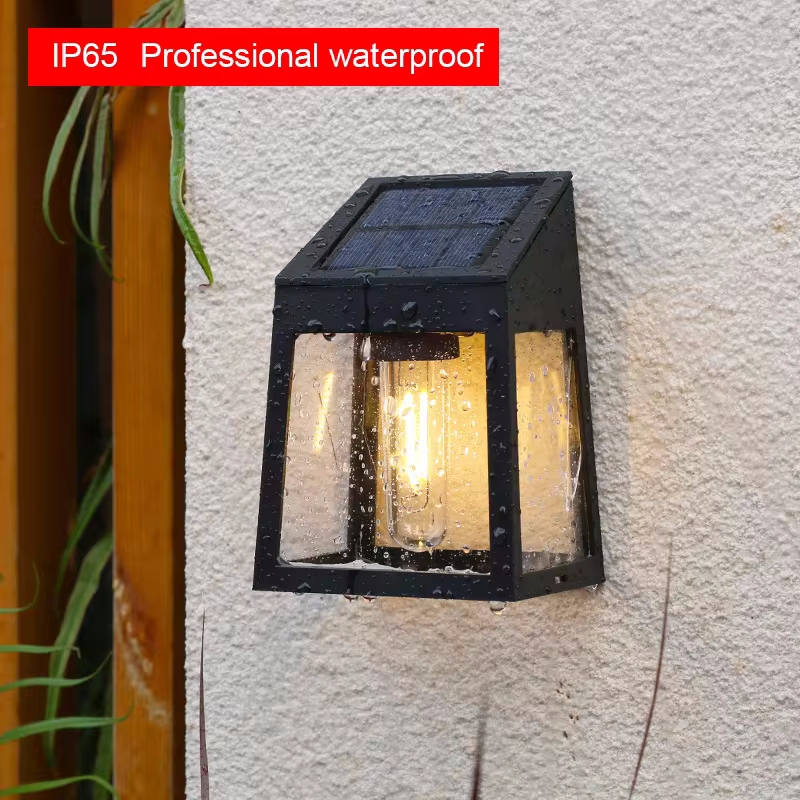 Lampu Dinding tenaga surya, la - Outdoor Lighting On Fence ulasan dan harga