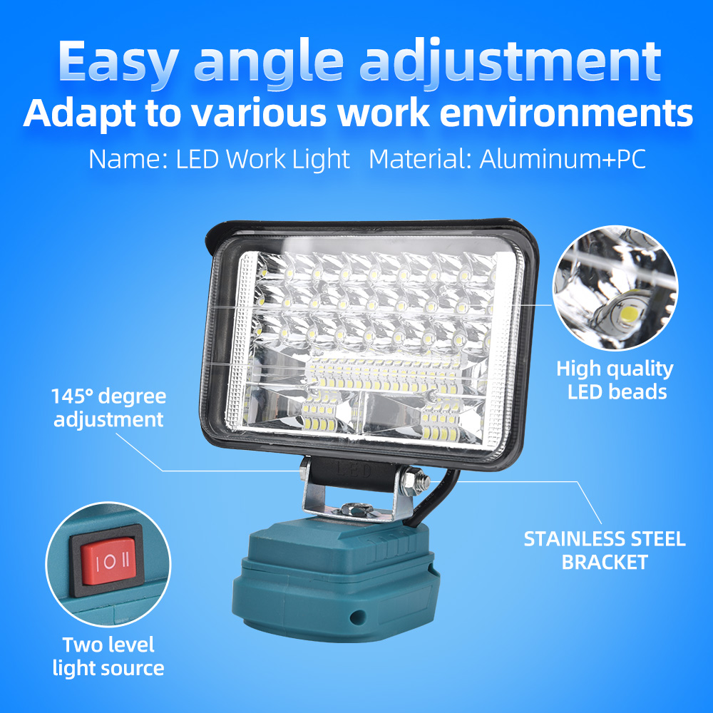 Lampu LED 18V untuk Makita, De - Outdoor Lighting Milwaukee ulasan dan harga
