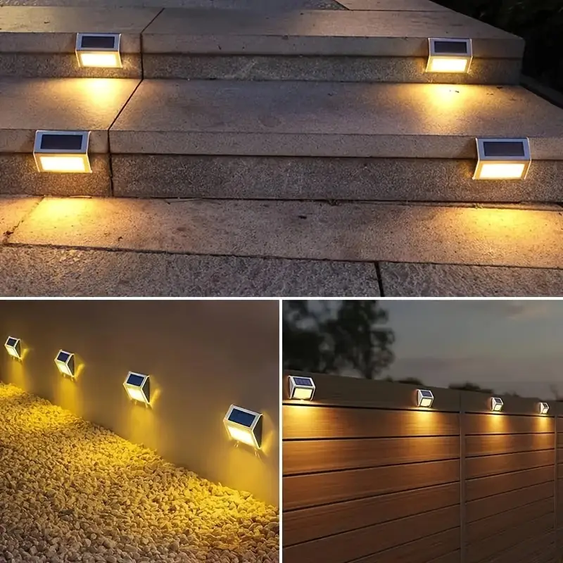 1-12 Paket Lampu Dek Tenaga Su - Outdoor Lighting On Fence ulasan dan harga
