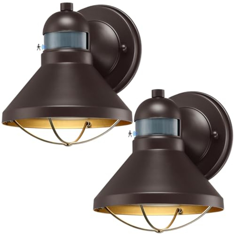 2 Paket Lampu Dinding LED Sens - Outdoor Lighting Fixtures ulasan dan harga