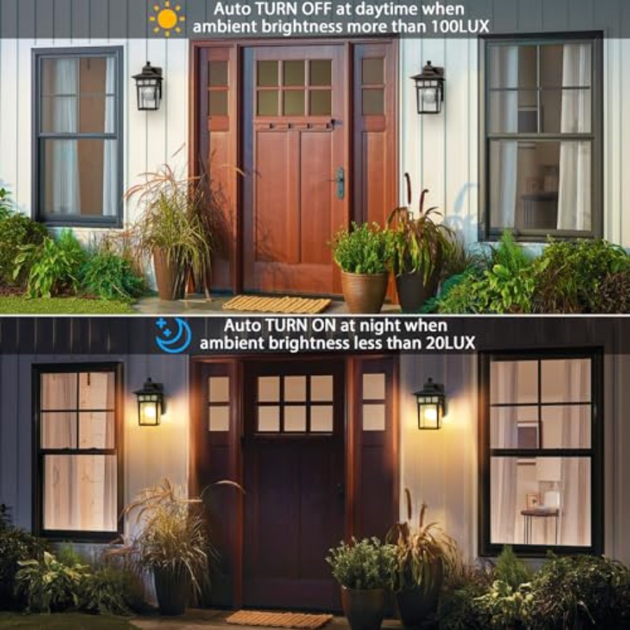 Lampu Luar Ruangan dengan Stop - Solar Wall Sconce ulasan dan harga