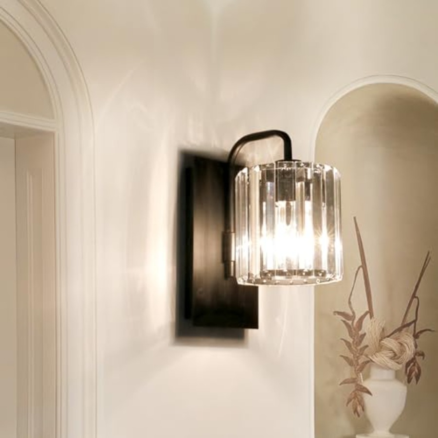 Lampu Dinding Kristal, Lampu D - Solar Wall Sconce ulasan dan harga