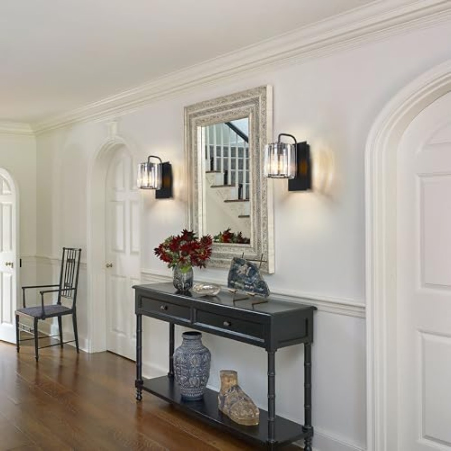 Lampu Dinding Kristal, Lampu D - Solar Wall Sconce ulasan dan harga