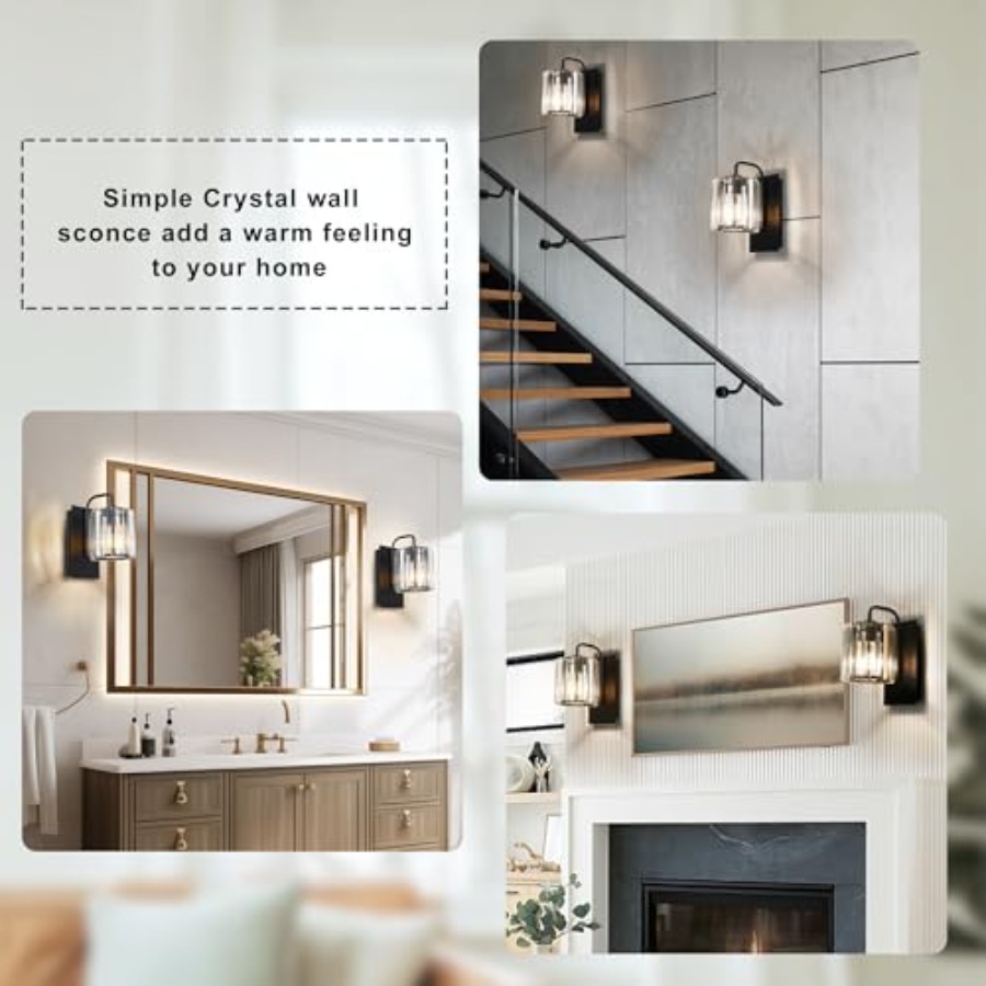 Lampu Dinding Kristal, Lampu D - Solar Wall Sconce ulasan dan harga