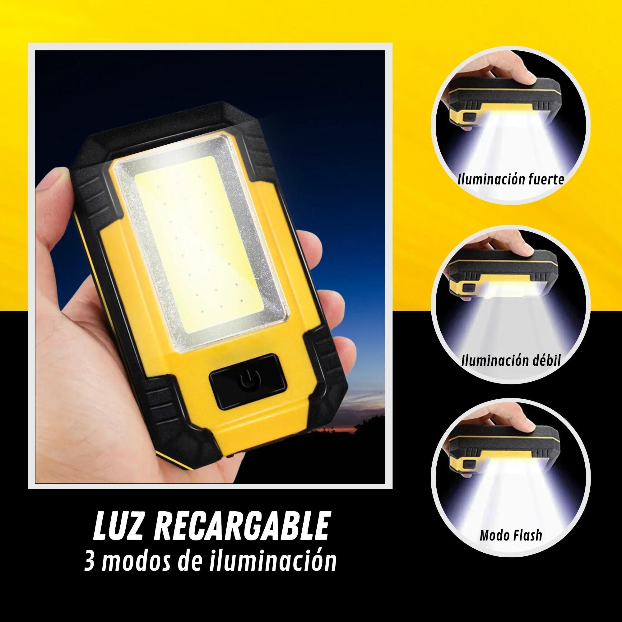 Lampu Kerja Isi Ulang 4000mAh  - Outdoor Lighting Fixtures ulasan dan harga