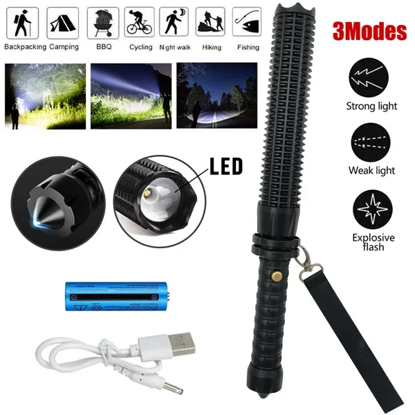 Senter LED Isi Ulang USB, Sent - Outdoor Lighting Fixtures ulasan dan harga