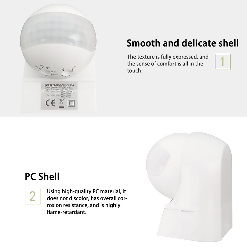 Sakelar Sensor Gerak PIR Infra - Outdoor Lighting With Motion Sensor ulasan dan harga