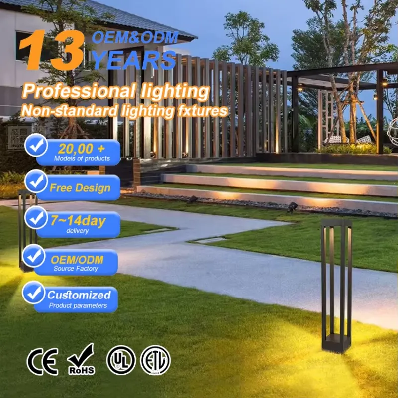 Lampu Bollard LED Chip COB Tah - Outdoor Lighting Bollards ulasan dan harga