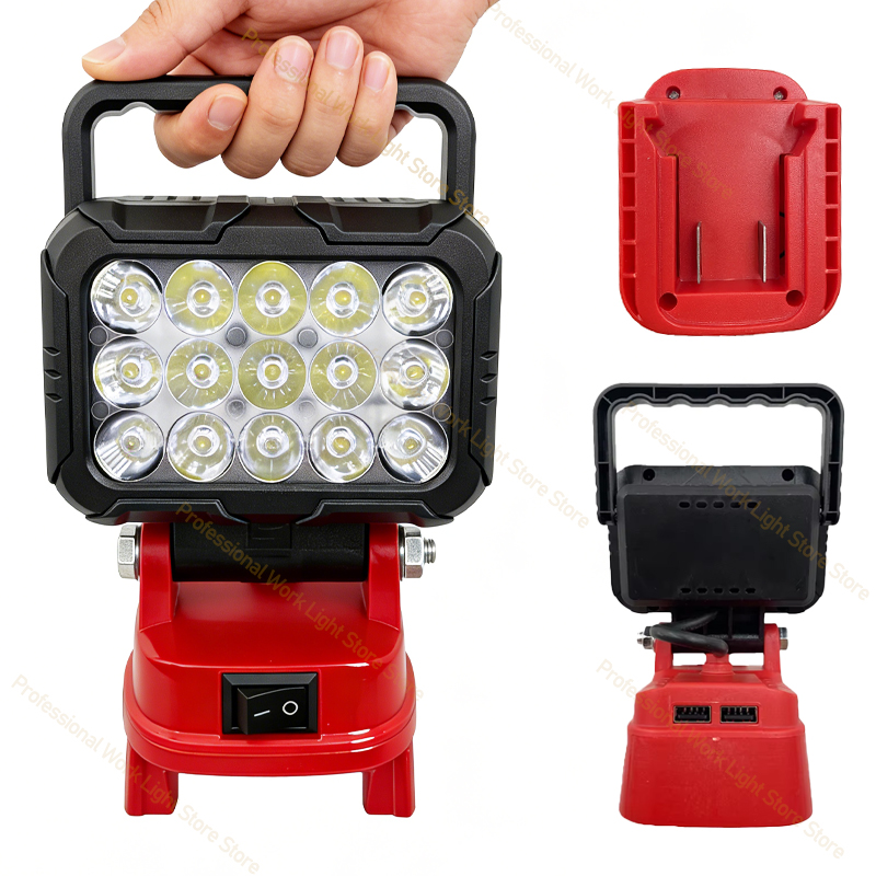 Lampu LED untuk Baterai Milwau - Outdoor Lighting Milwaukee ulasan dan harga