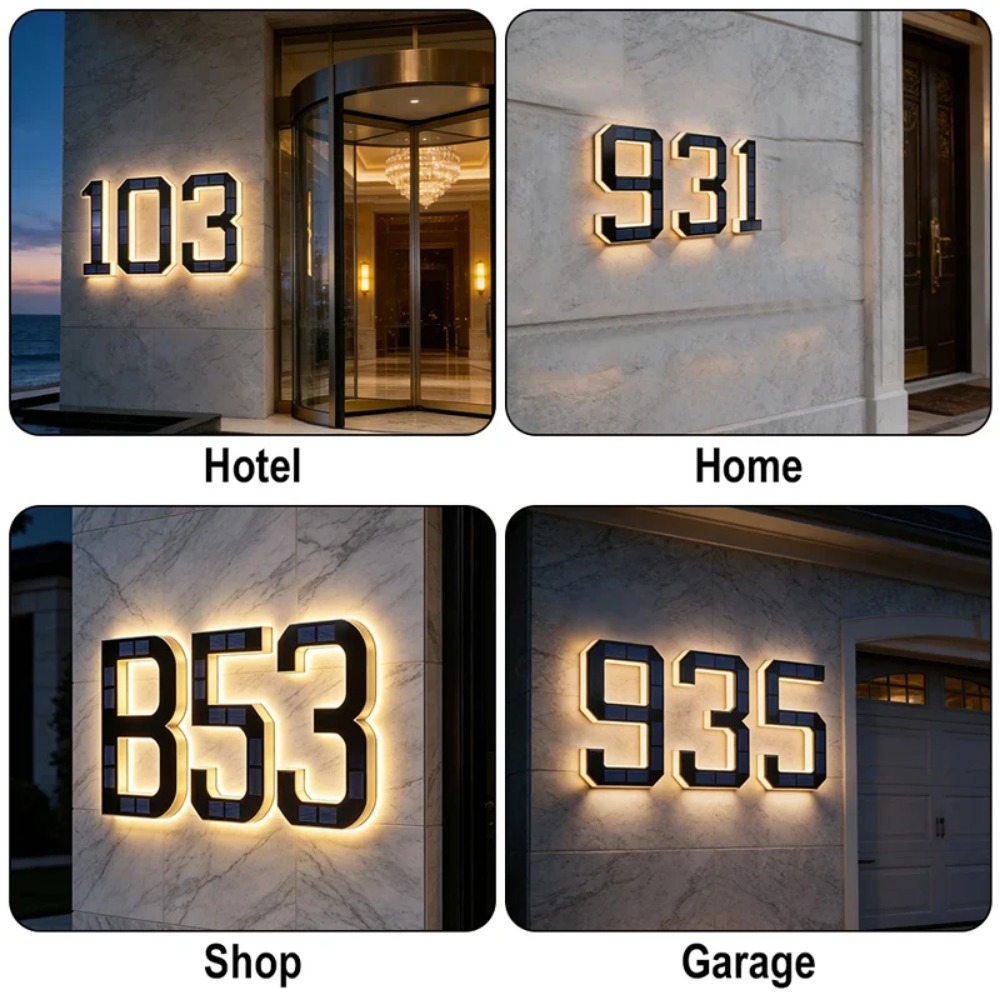 Lampu Nomor Rumah Tenaga Surya - Solar Wall Sconce ulasan dan harga