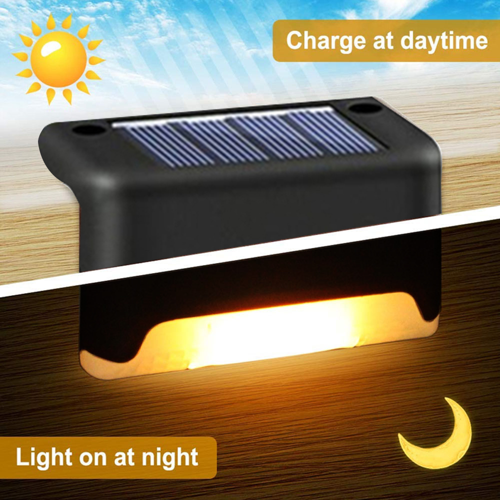 4-20 Buah Lampu Langkah Tenaga - Outdoor Lighting On Fence ulasan dan harga