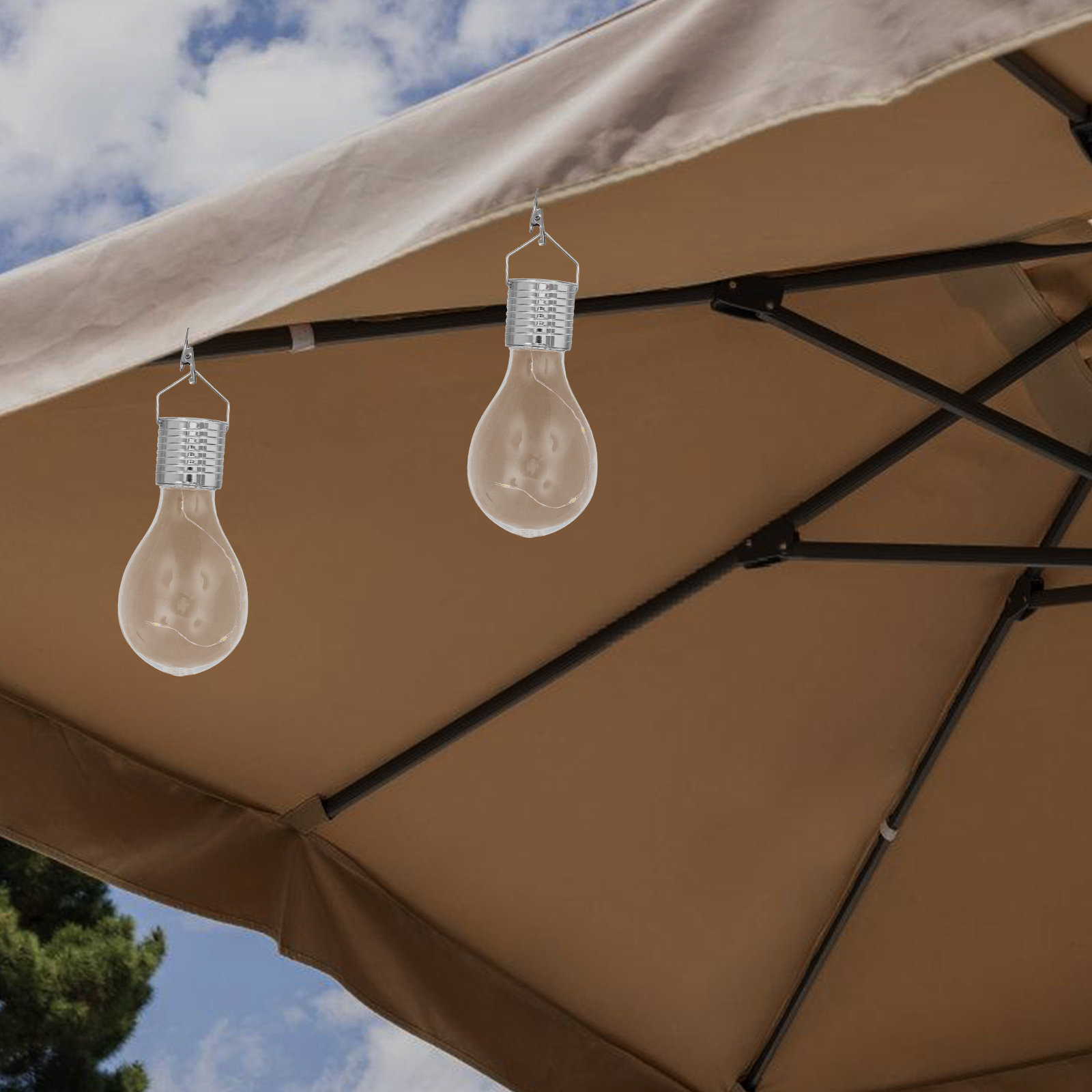 4 Buah Lampu Gantung Kawat Tem - Umbrella Led Clip ulasan dan harga