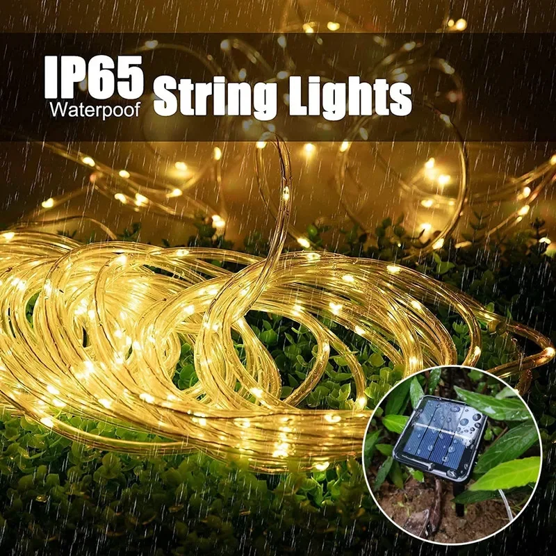Lampu setrip tenaga surya LED, - Outdoor Lighting On Fence ulasan dan harga