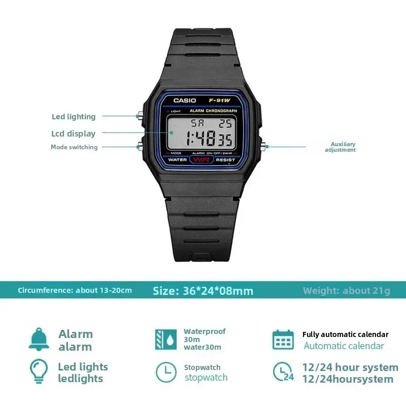 Casio F-91W-1 Jam Tangan Perse - Outdoor Lighting Bollards ulasan dan harga