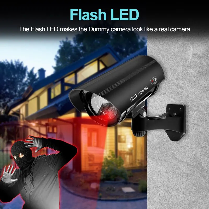 1 Buah Kamera Keamanan Tiruan  - Outdoor Lighting No Wiring ulasan dan harga