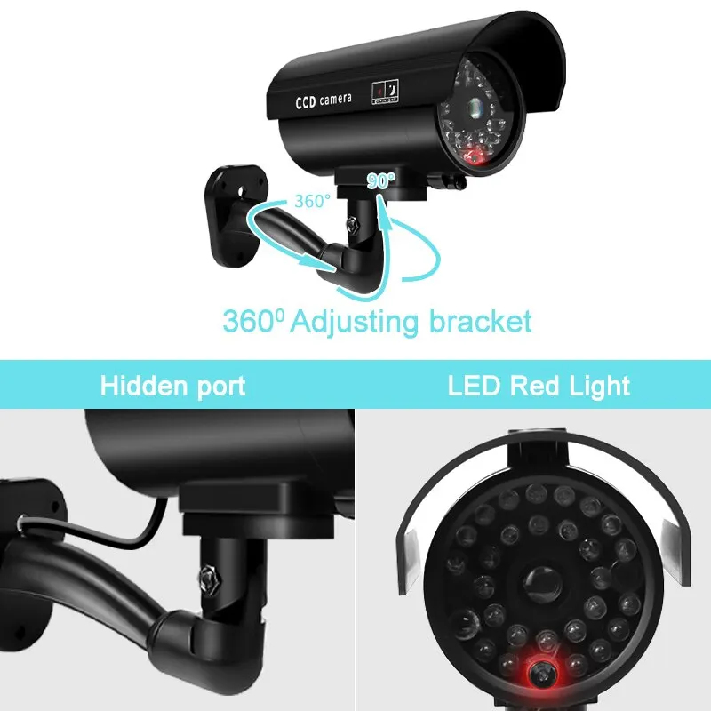 1 Buah Kamera Keamanan Tiruan  - Outdoor Lighting No Wiring ulasan dan harga