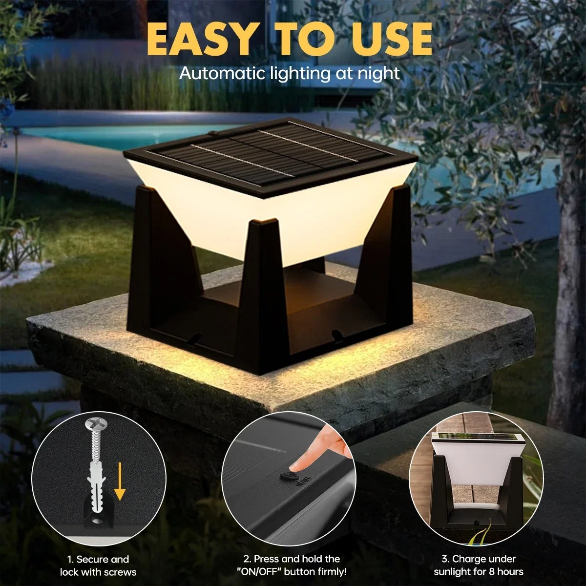 Lampu Dinding LED Tahan Air IP - Solar Wall Sconce ulasan dan harga
