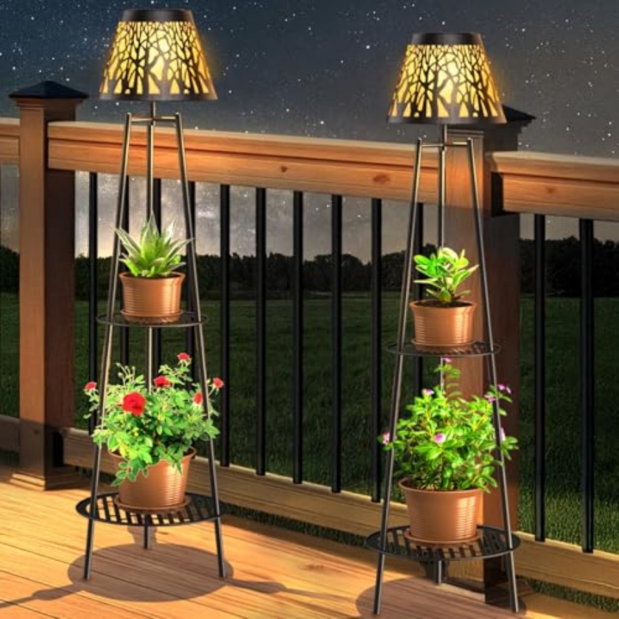2 Paket Lampu Lantai Tenaga Su - Outdoor Lighting Garden ulasan dan harga