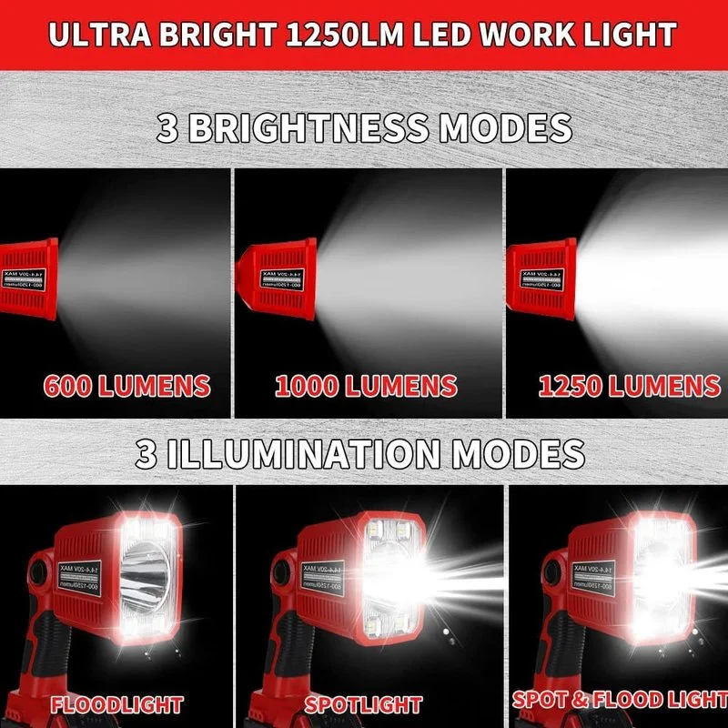 Lampu Kerja Lampu LED Portabel - Outdoor Lighting Milwaukee ulasan dan harga
