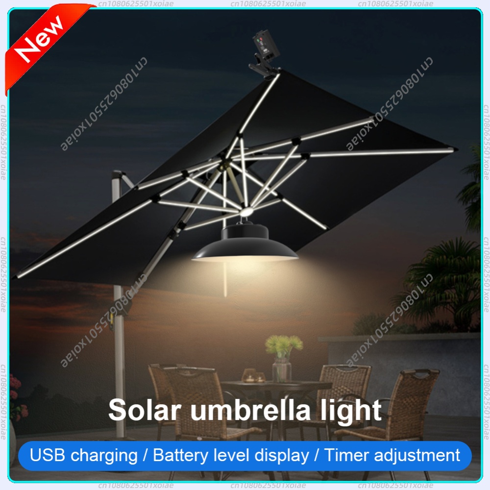 Lampu Payung Teras Tenaga Sury - Umbrella Led Clip ulasan dan harga