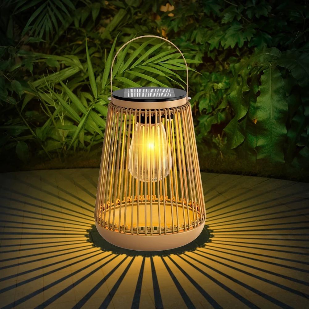 Lampu Rotan Tenaga Surya Tahan - Outdoor Lighting Garden ulasan dan harga