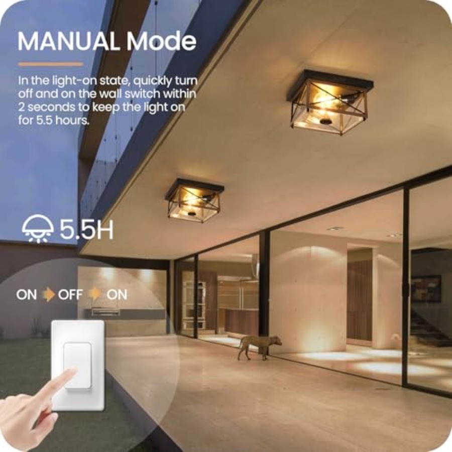 Lampu Plafon Luar Ruangan deng - Outdoor Lighting With Motion Sensor ulasan dan harga