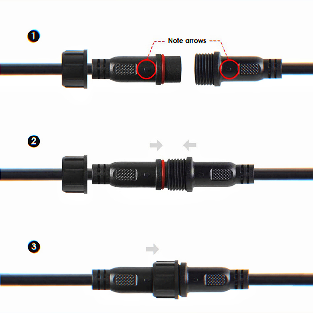 Kabel ekstensi LED 1 meter, ka - Outdoor Lighting Extension Cable ulasan dan harga