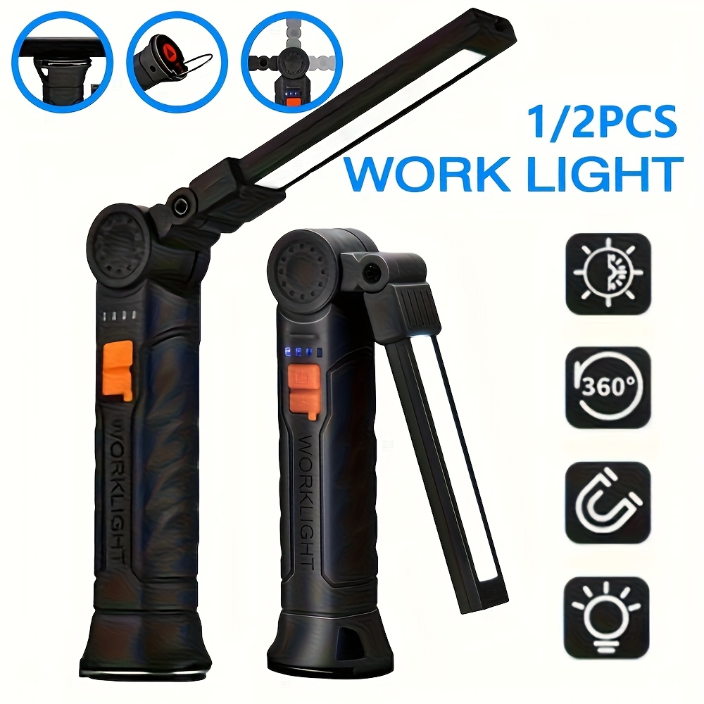 Senter LED COB Portabel Lampu  - Hanging Outdoor Lighting ulasan dan harga